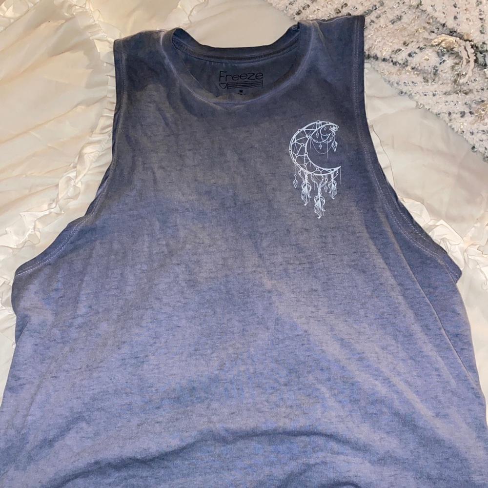 Blue tank top